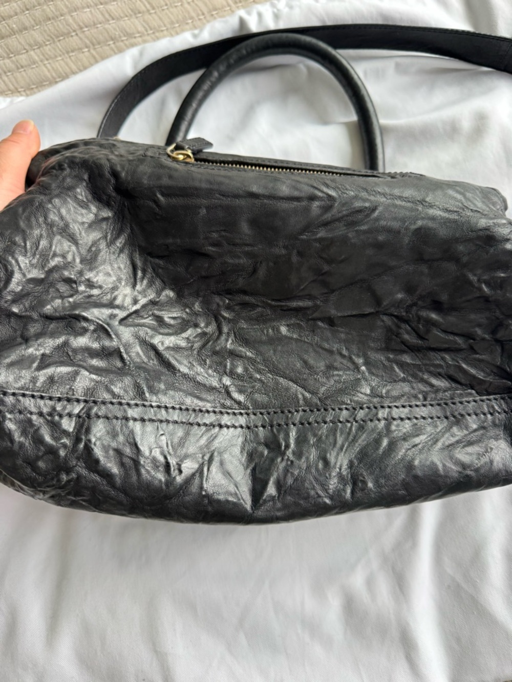 Givenchy Pandora Bag Black with strap - Picture 4 of 16